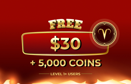 Aries Firestorm Fortune: $30 + 5,000 Coins image
