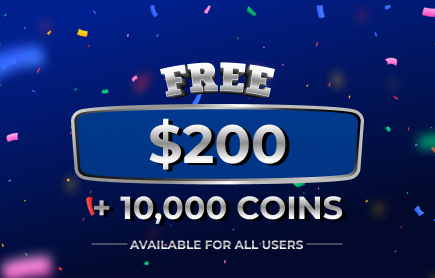 FREE Sweepstake Apr 2024: $200 + 10,000 Coins image