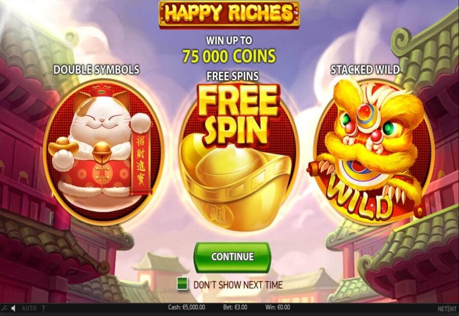 NetEnt releases new Happy Riches video slot image